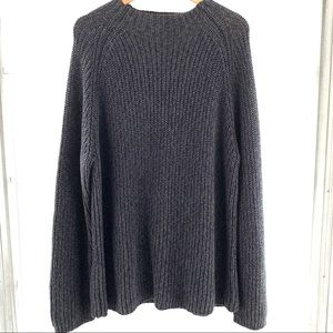 Woolrich |  Heavy Knit Grey Crew Neck Sweater